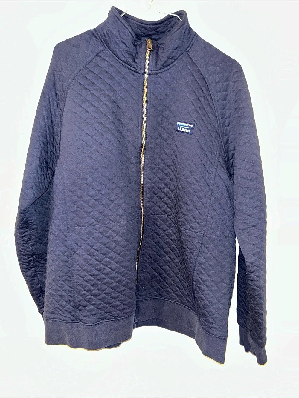 LL Bean Diamond Quilted Full-Zip Jacket Men’s size Large